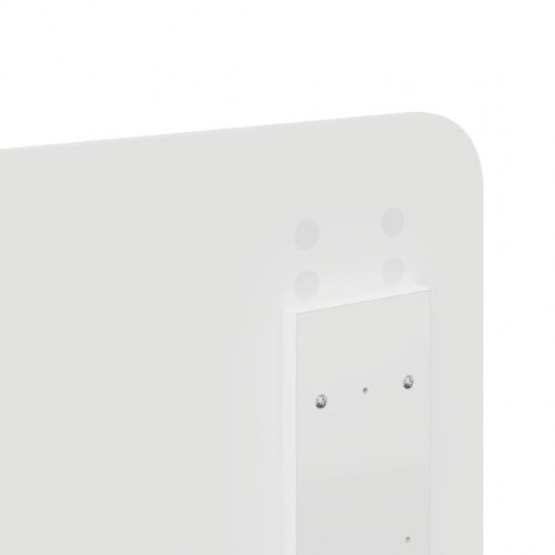 Hovedgærde med hovedgærde Hvid 180 cm Konstrueret træ