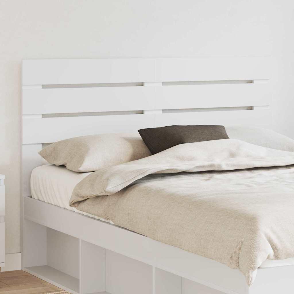 Hovedgærde Konstrueret Træ - Hvid / 150 cm
