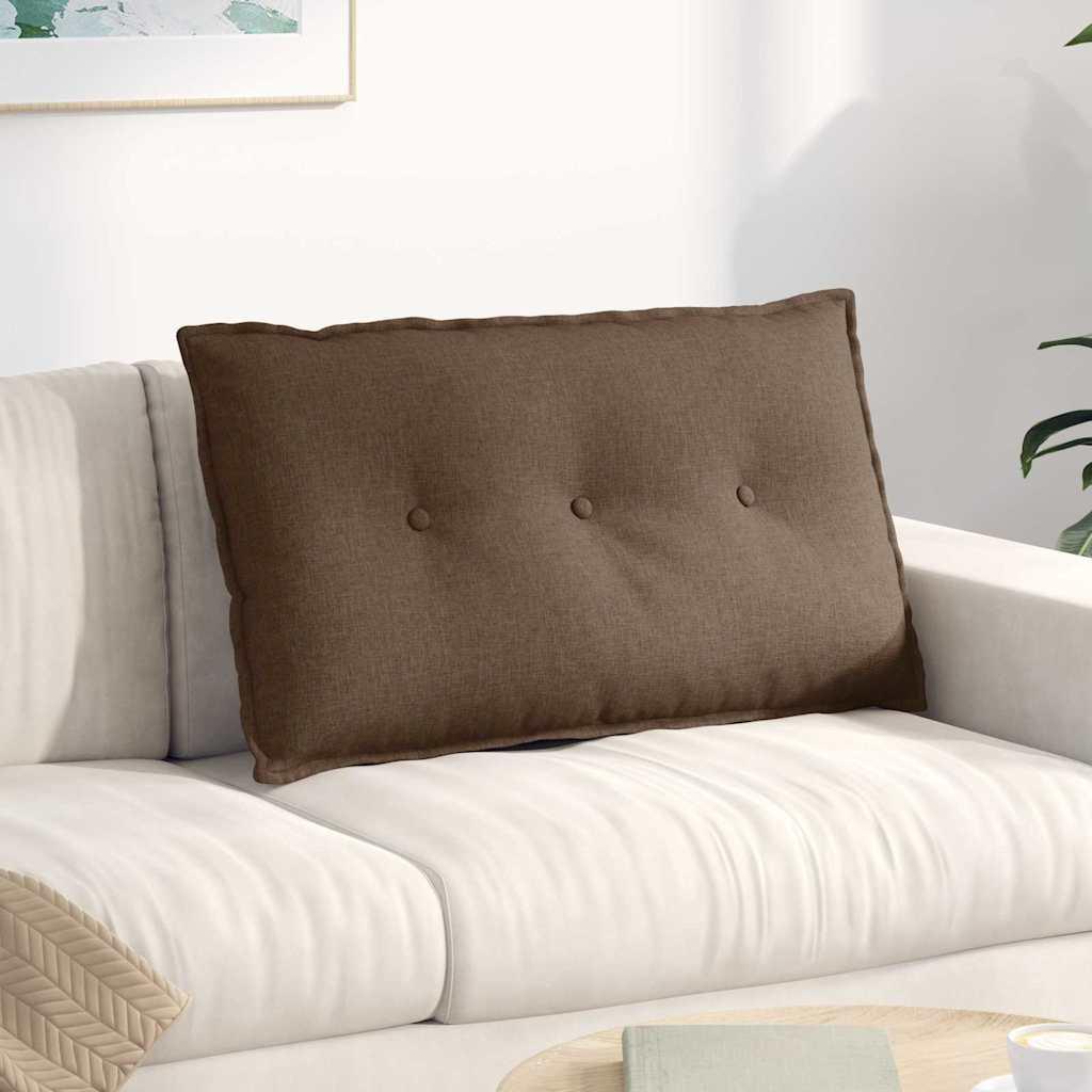 Rygpude Brun 80 x 19 x 50 cm Stof