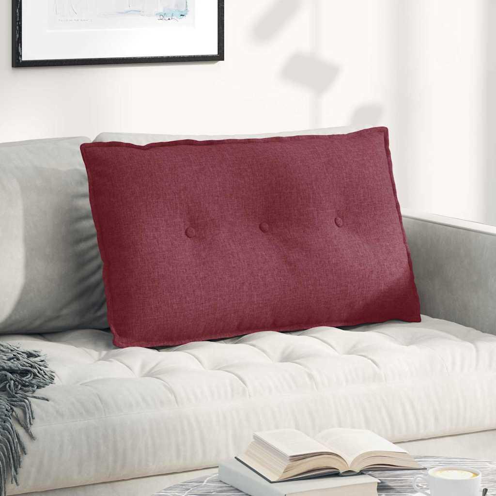 Rygpude Vinrød 80 x 19 x 50 cm Stof