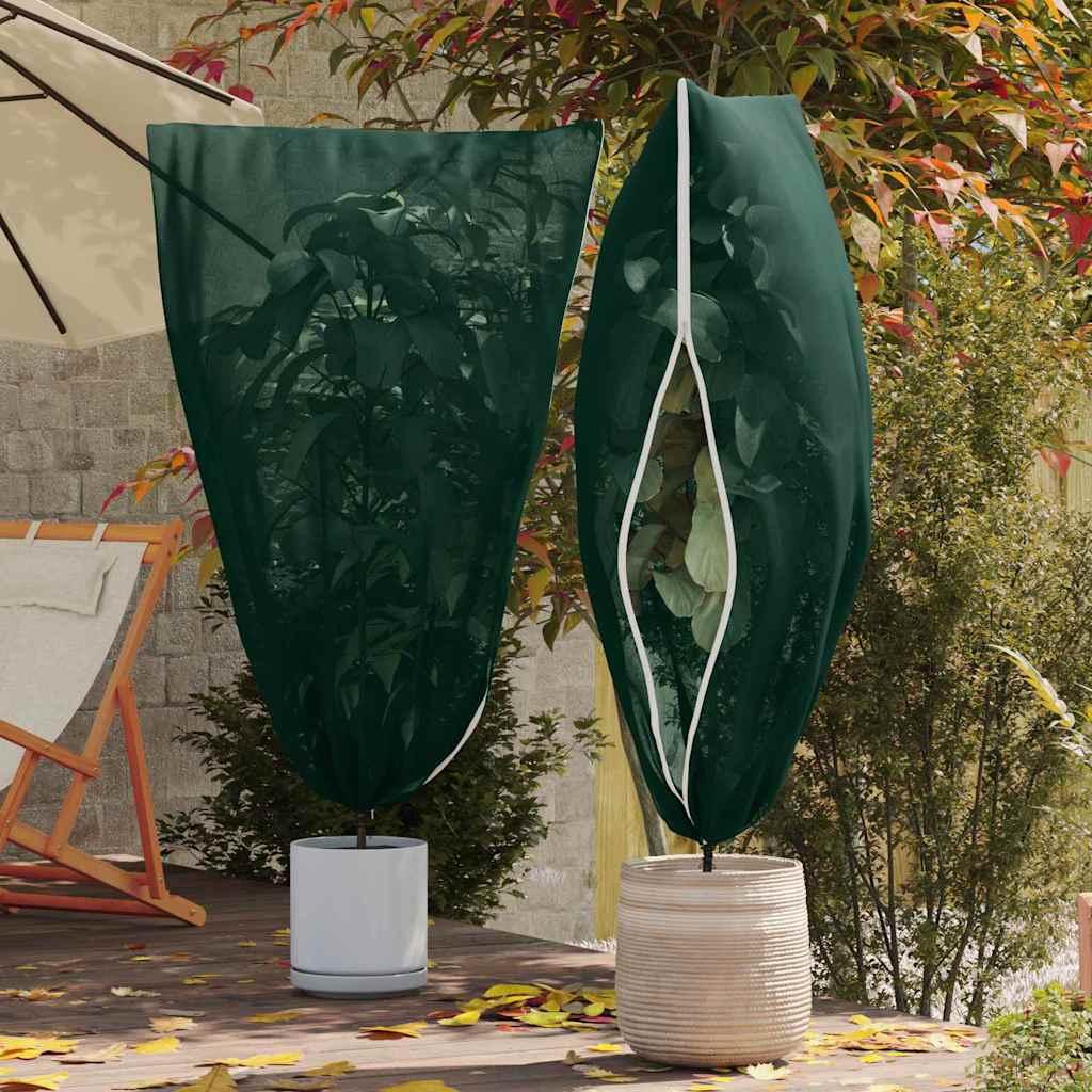 Plantebeskyttelse Med Lynlås 70 G/M² 3,14X2,5 M - 5 / Grøn / 1,2 x 1,8 m