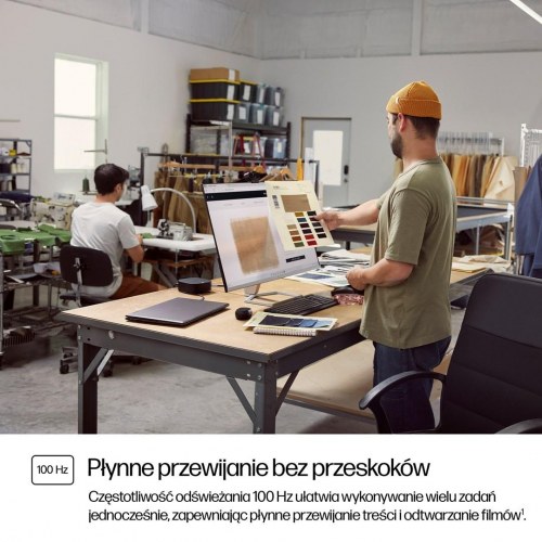 Skærm 23,8" Full HD – HP Series 5 524sf (sølv)