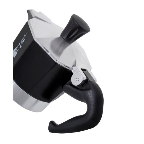 Kaffekande moka - Bialetti Moka pot, sort, 1 kop, aluminium