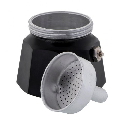 Kaffekande moka - Bialetti Moka pot, sort, 1 kop, aluminium