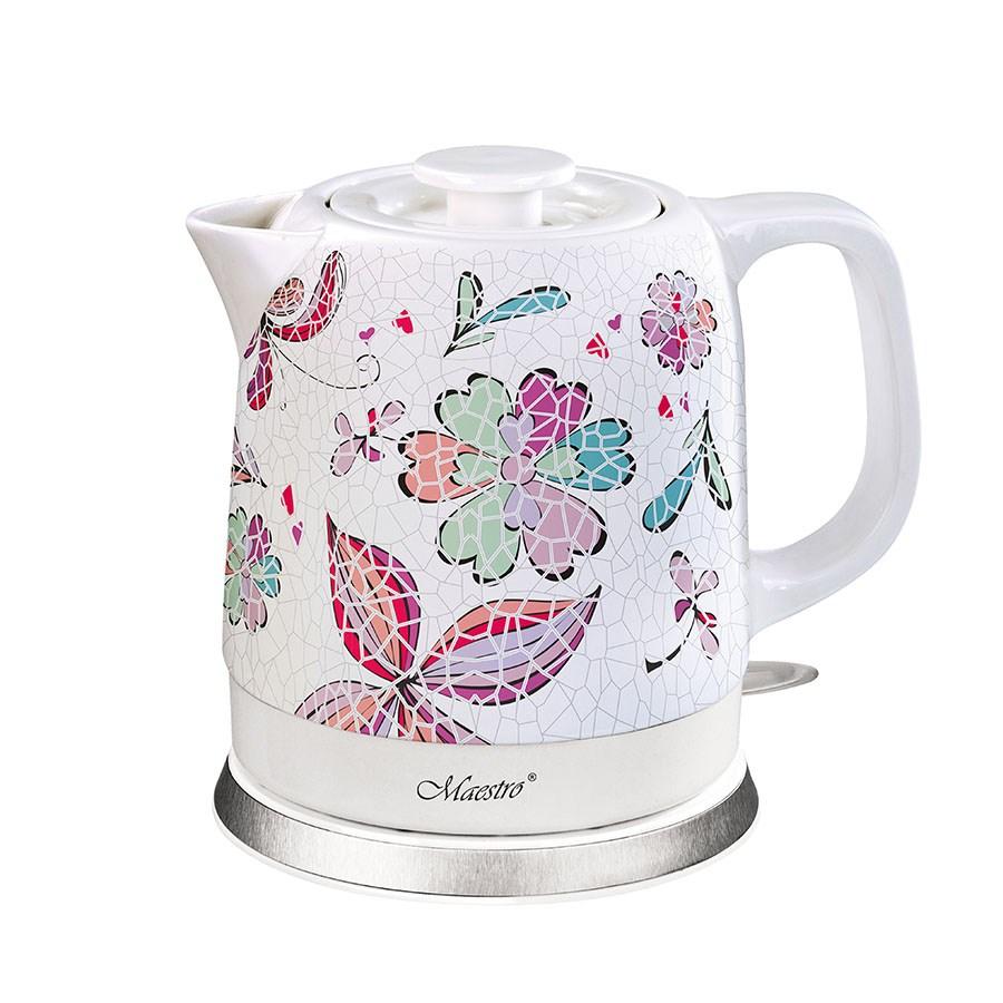 Czajnik elektryczny ceramiczny 1 5L 1500W MR-068-FLOWERS MAESTRO
