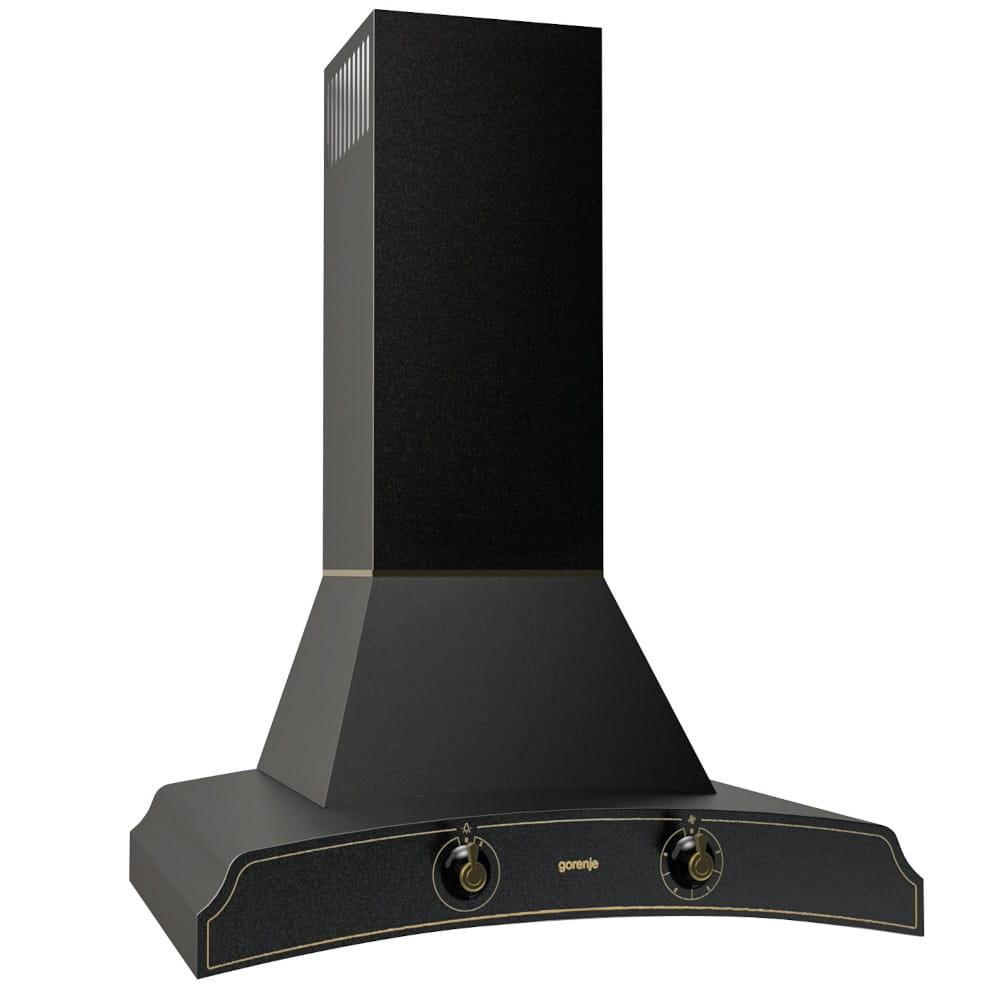 Emhætte vægmonteret – Gorenje DK63MCLB, 60 cm, sort
