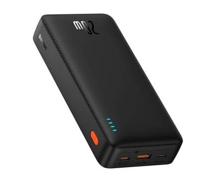 Powerbank Baseus AirPow 20.000 mAh 20 W - Sort billede