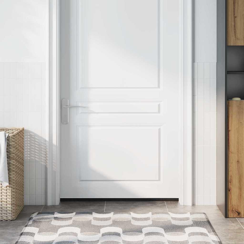 Skruemonterede dørbørste tætninger 6 stk Hvid 100 cm