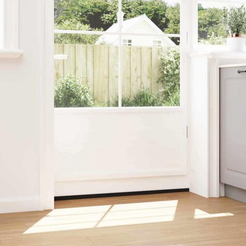 Skruemonterede dørbørste tætninger 6 stk Hvid 100 cm