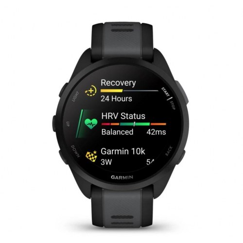 Sportsur Garmin Forerunner 165 - 43 mm AMOLED GPS, sort