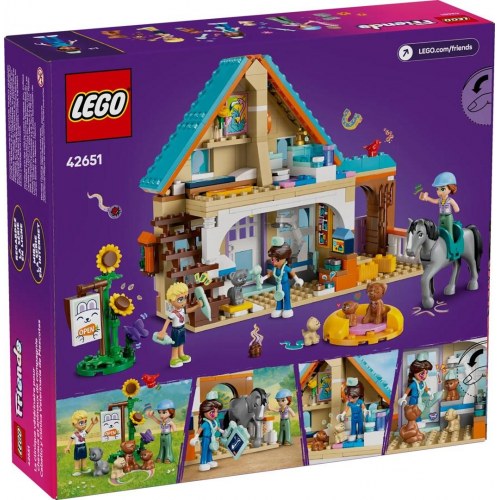 LEGO Friends hest og kæledyrs dyreklinik 42651