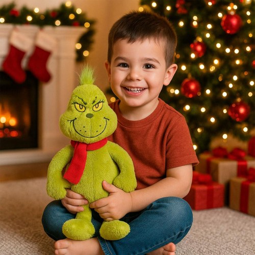 Tøjdyr The Grinch - grøn bamse 50 cm