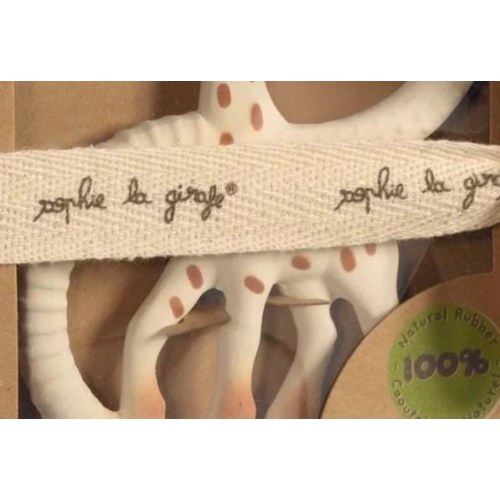 Bidelegetøj med rangle – Sophie la girafe (latex)