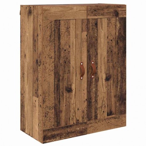 Væghængte Skabe Vægmonteret 2 stk Gammelt træ 69,5 x 34 x 90 cm