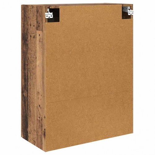 Væghængte Skabe Vægmonteret 2 stk Gammelt træ 69,5 x 34 x 90 cm