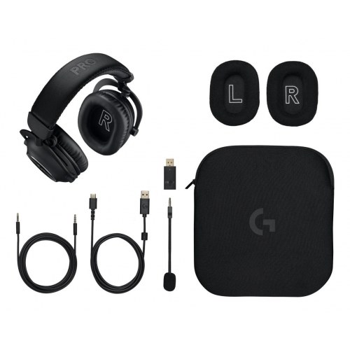 Gaming headset Logitech G - trådløst over‑ear med Bluetooth (sort)