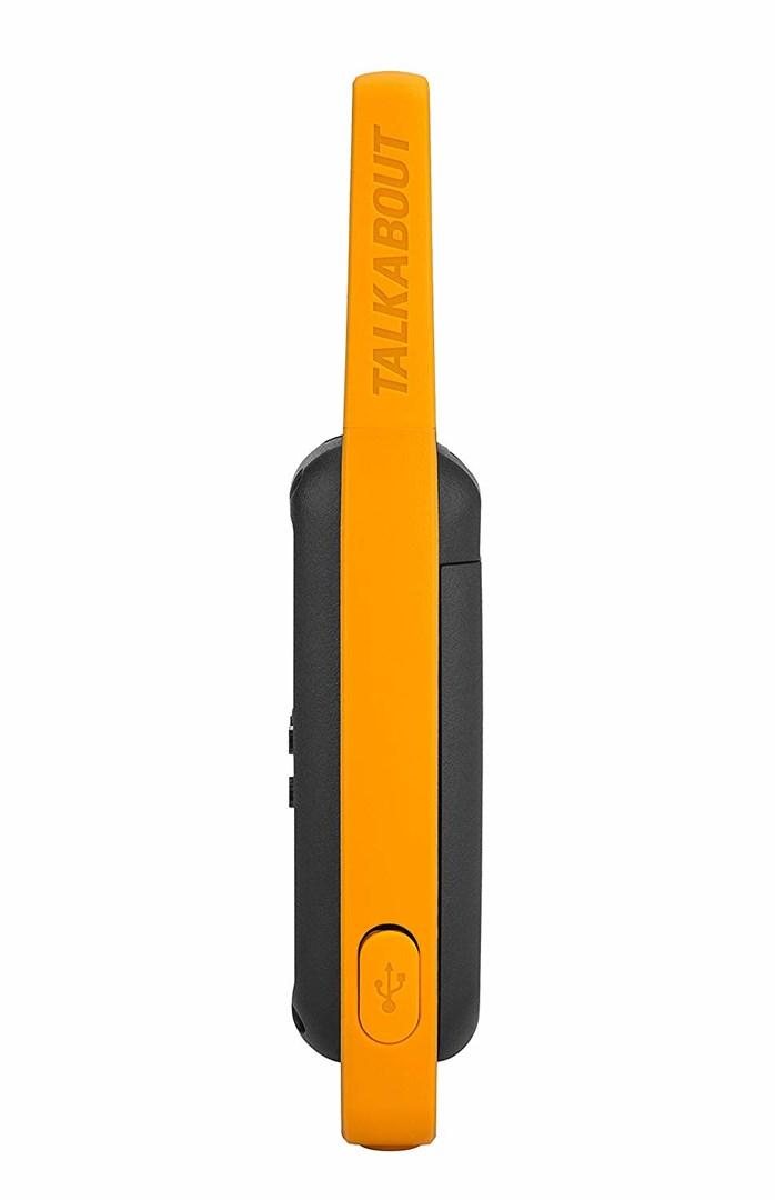 Walkie talkie Motorola Talkabout T82 Extreme Twin Pack - 16 kanaler - sort/orange