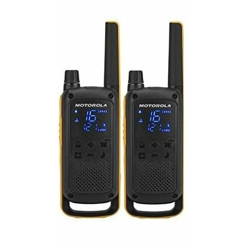 Walkie talkie Motorola Talkabout T82 Extreme Twin Pack - 16 kanaler - sort/orange