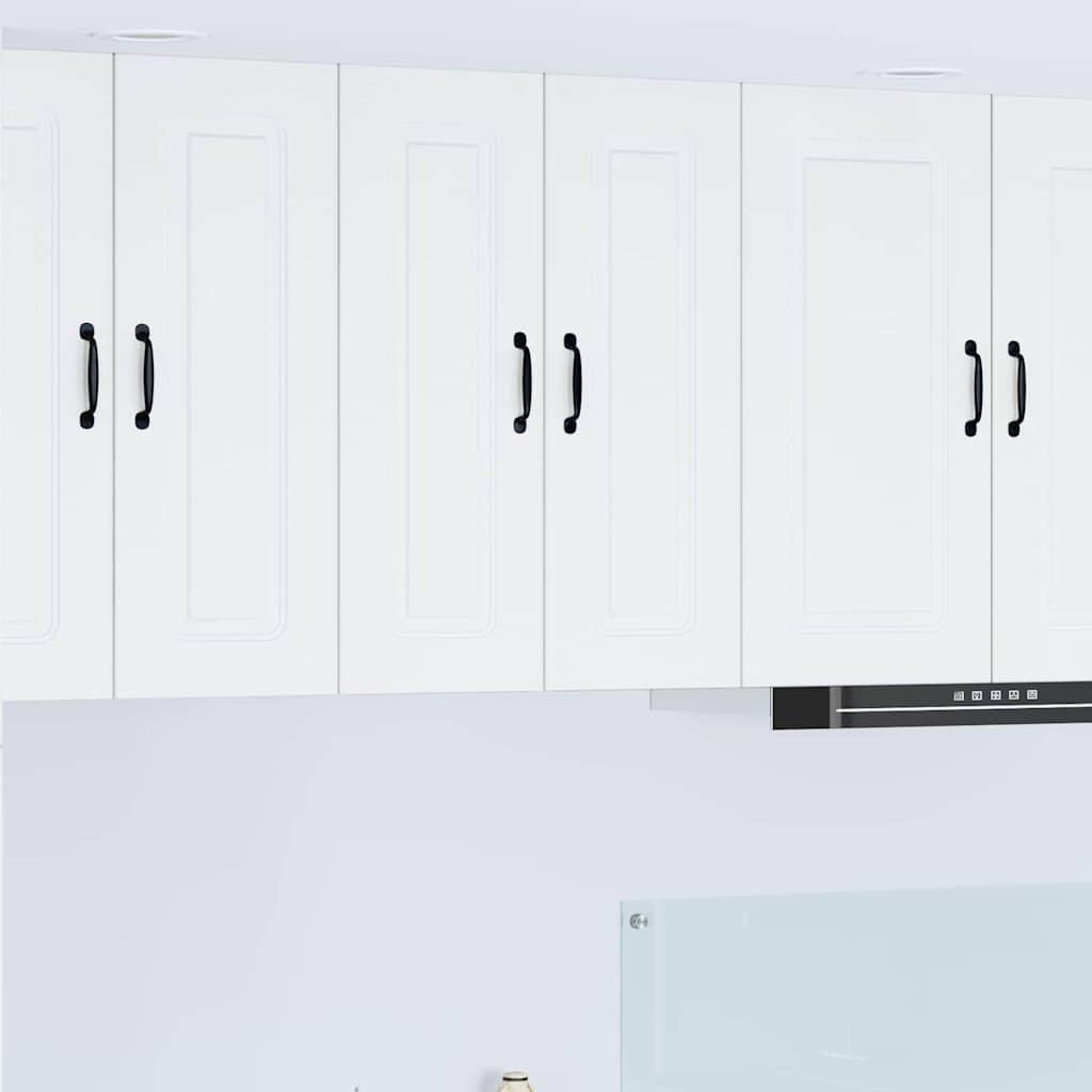 Vægskab til køkken 2 stk Hvid 30 x 31 x 80 cm Konstrueret træ
