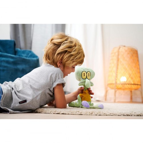 Spongebob bamse - Blækvart/Calamardo 35 cm, grøn