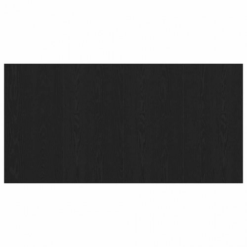 Seng Hovedgærde med Skabe 3 stk Sort eg Konstrueret træ