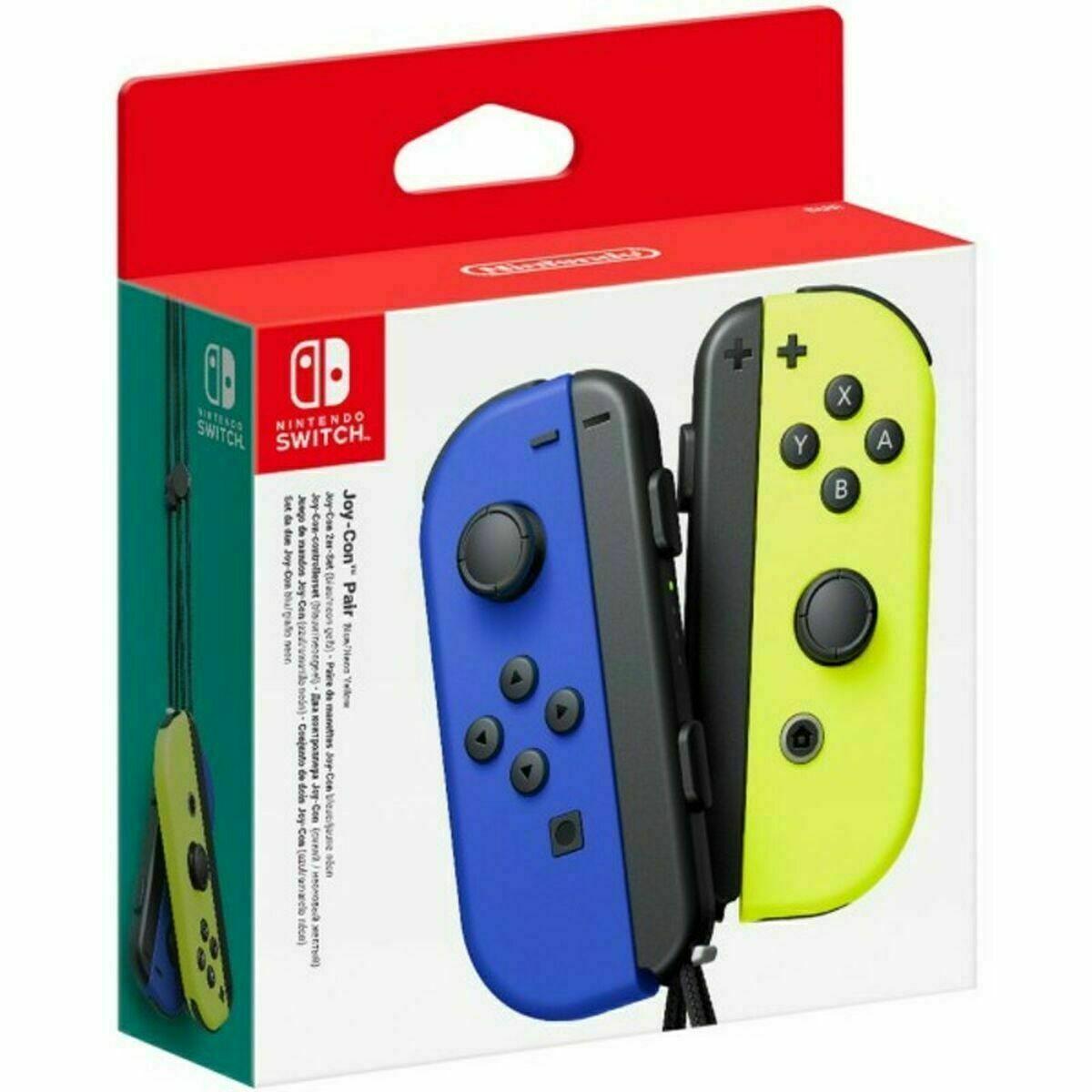 Spilcontroller Nintendo Switch Joy-Con sæt - Neonblå/Neongul
