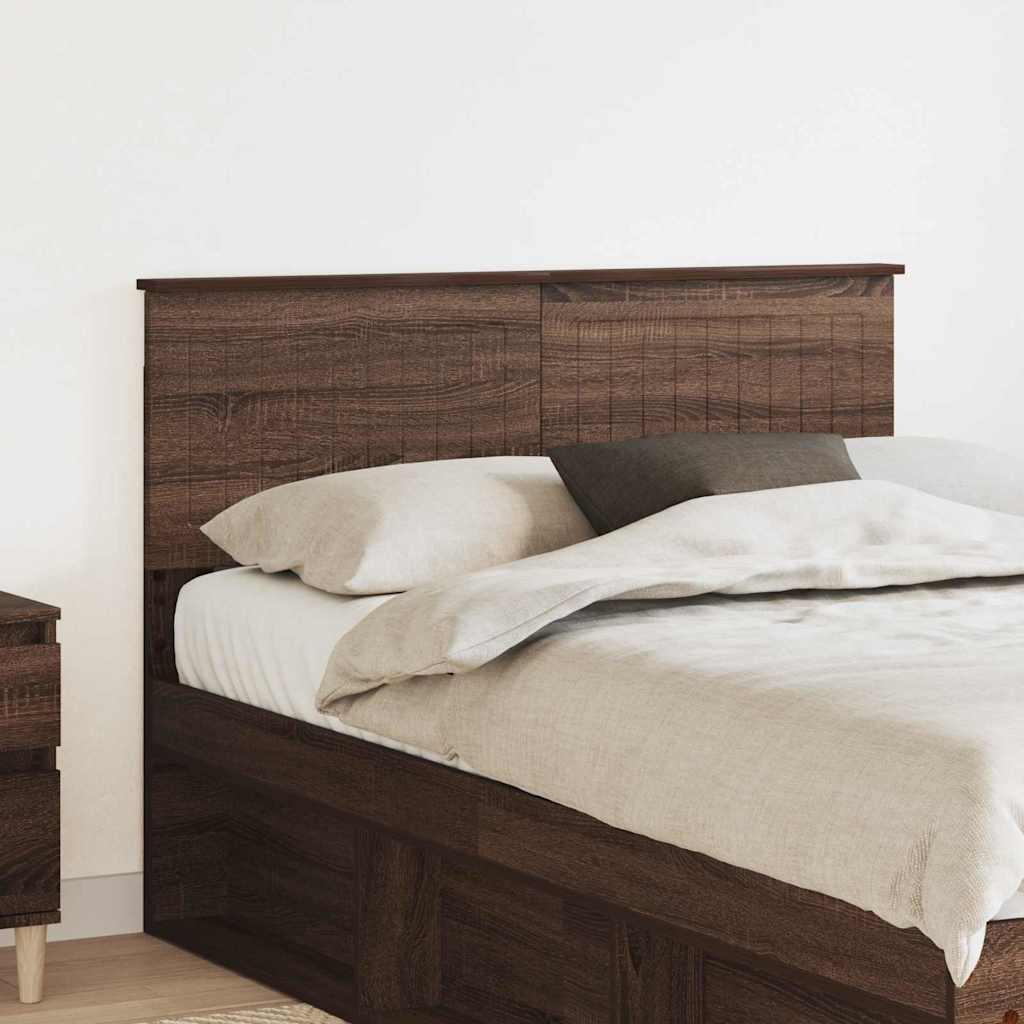 Hovedgærde med hovedgærde Brun eg 140 cm Konstrueret træ