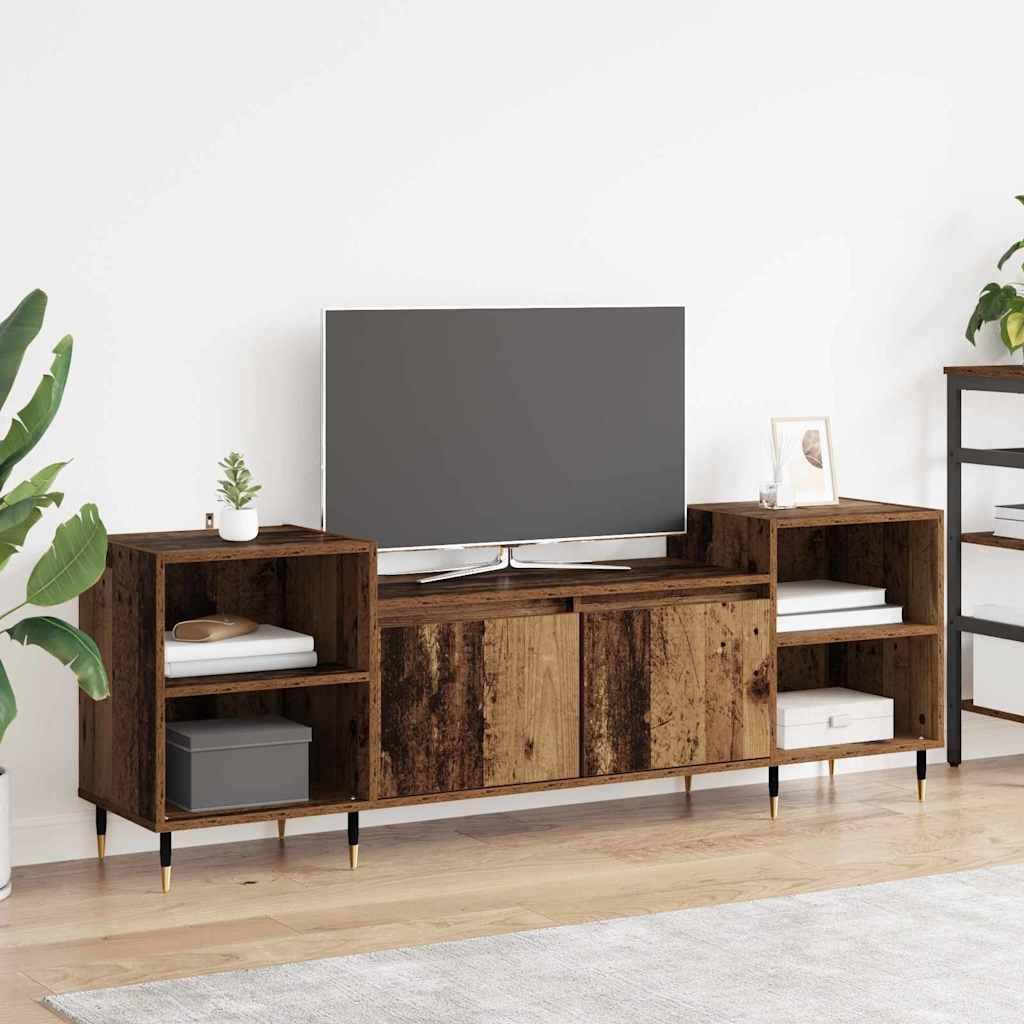 TV-skab i gammelt trælook - konstrueret træ, 160 × 35 × 55 cm