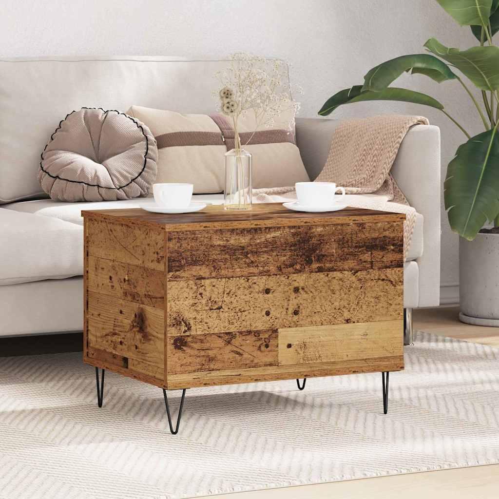 Sofabord Gammelt træ 60 x 44,5 x 45 cm Konstrueret træ