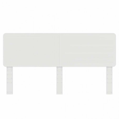 Hovedgærde med hovedgærde Gloss Hvid 180 cm Konstrueret træ