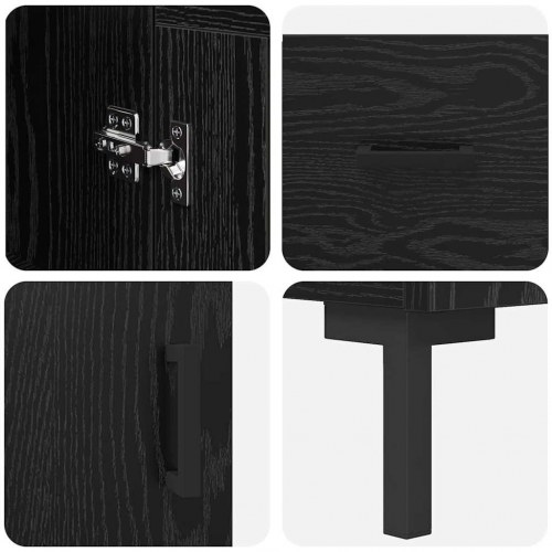 Highboard sort eg 34,5 x 34 x 180 cm