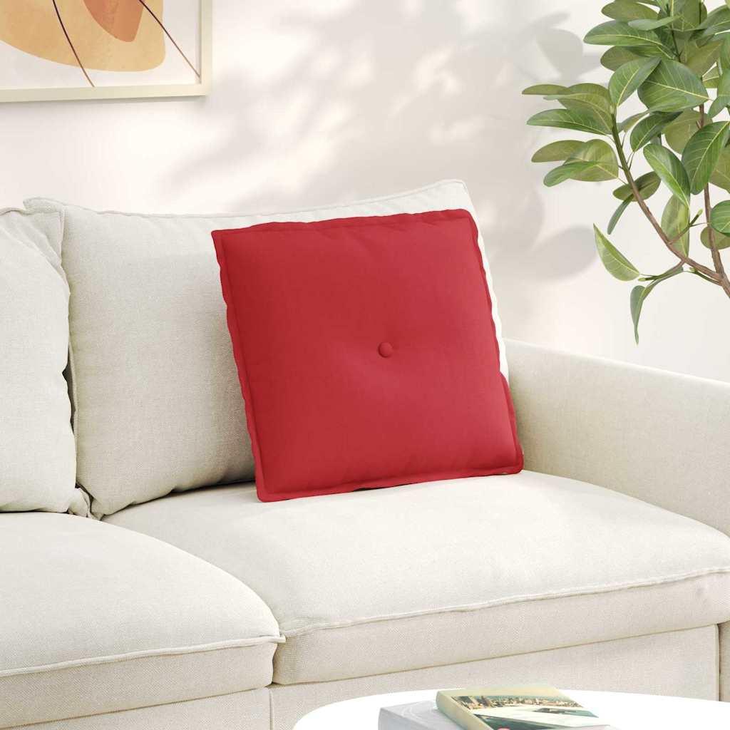 Rygpude Rød 50 x 19 x 45 cm Stof