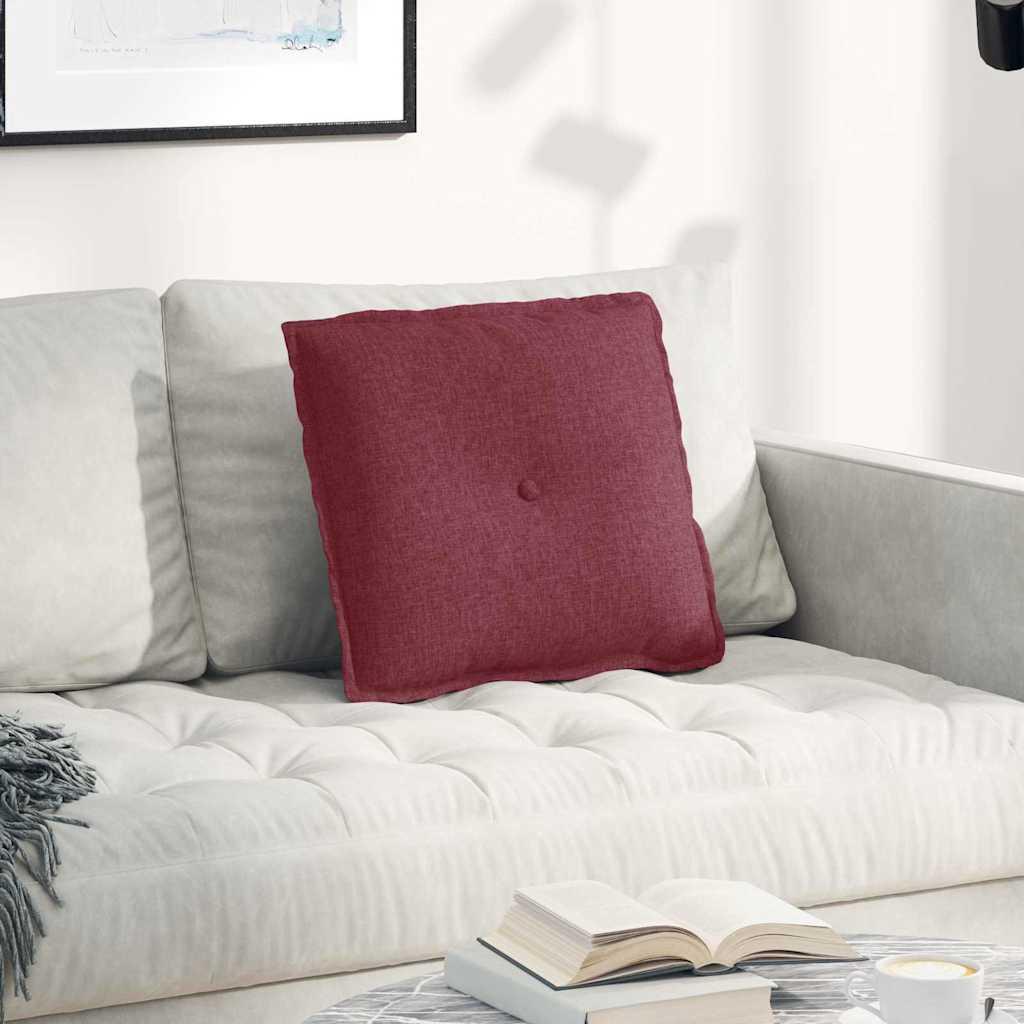 Rygpude Vinrød 50 x 19 x 45 cm Stof