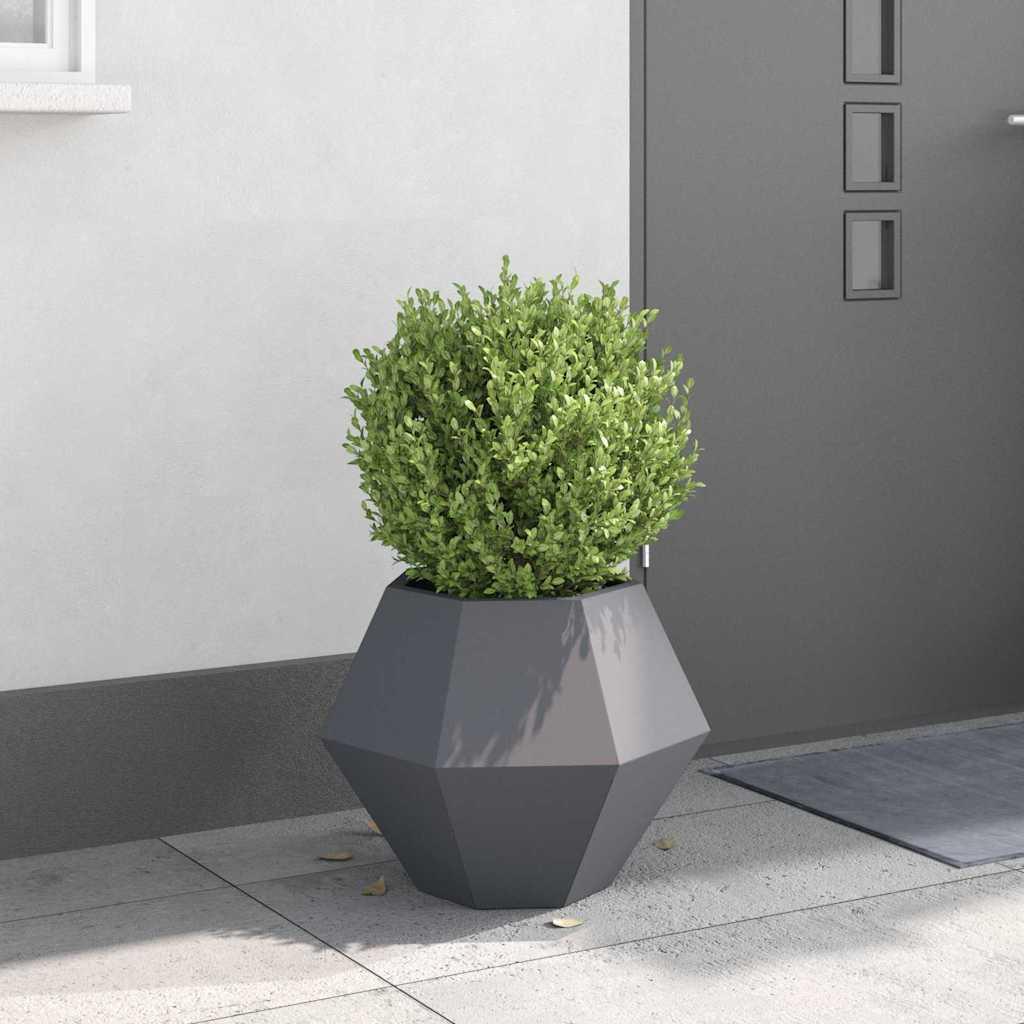 Plantekasse Antracit 50 x 50 x 40 cm Stål