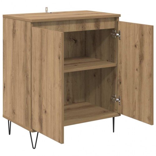 Sidebord Artisan Egetræ 60 x 35 x 70 cm Konstrueret træ