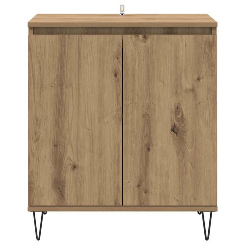 Sidebord Artisan Egetræ 60 x 35 x 70 cm Konstrueret træ