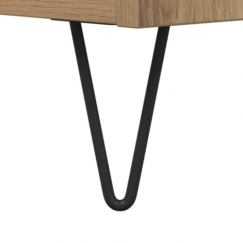 Sidebord Artisan Egetræ 60 x 35 x 70 cm Konstrueret træ
