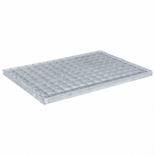 Gitter Sølv 50 x 35 x 2 cm Hot-Dip Galvaniseret Stål