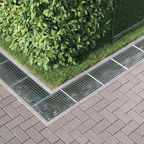 Gitter Sølv 50 x 35 x 2 cm Hot-Dip Galvaniseret Stål