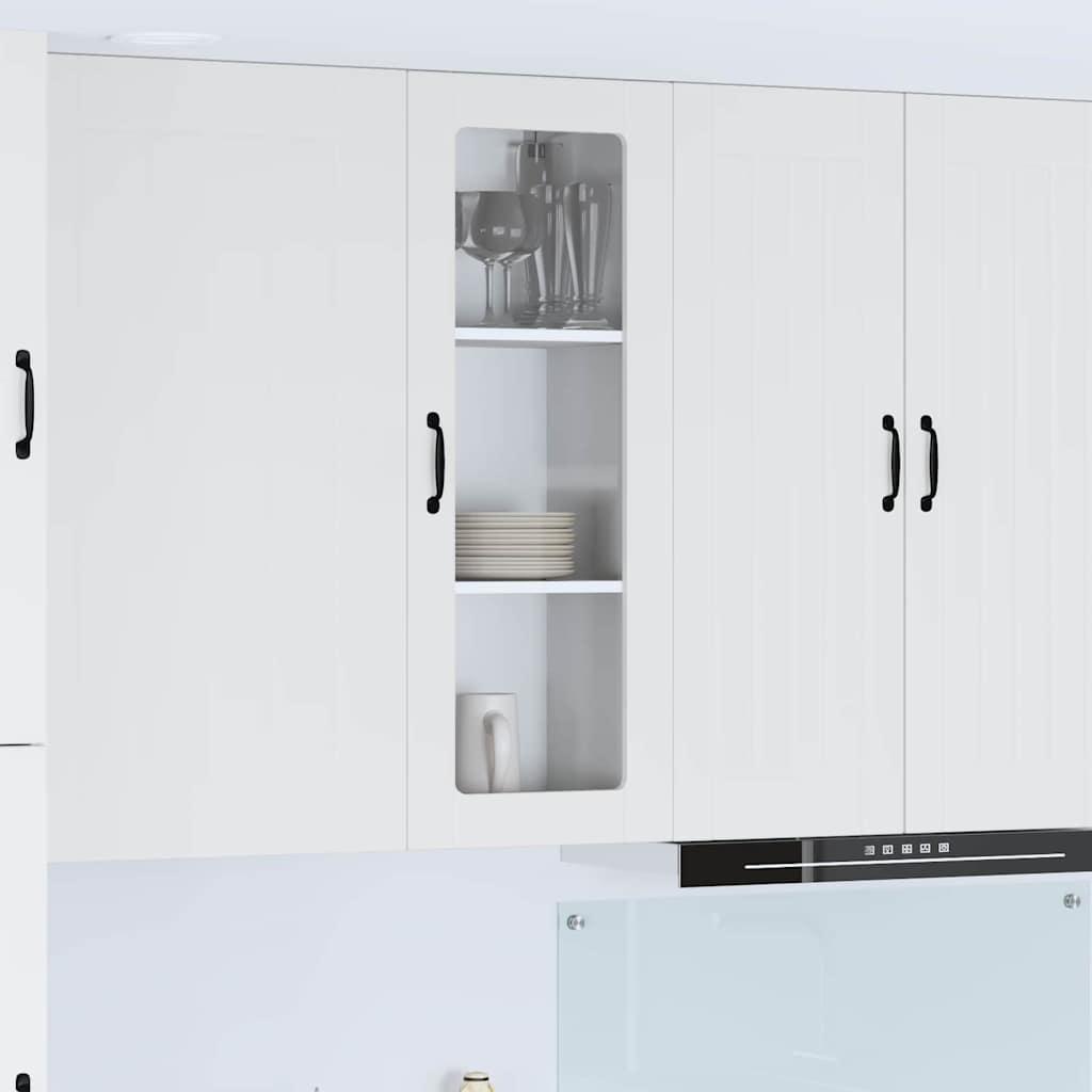 Køkkenskab med hylde Hvid 40 x 31 x 100 cm Konstrueret træ