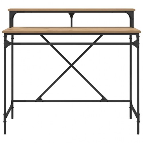 Skrivebord i artisan egetræ 100 x 50 x 90 cm