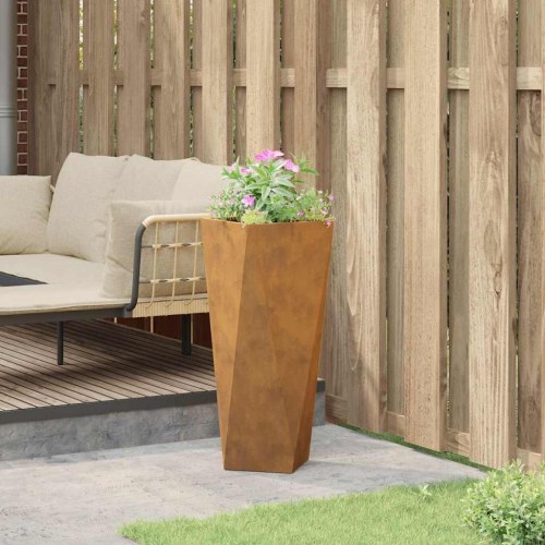 Plantekasse Rusten 30 x 30 x 75 cm Cortenstål