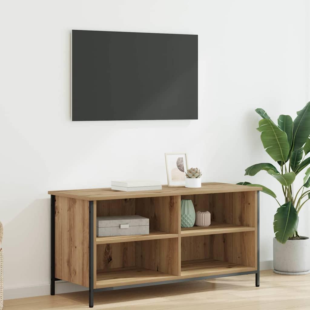 TV-skab Artisan Egetræ 100 x 40 x 50 cm Konstrueret træ