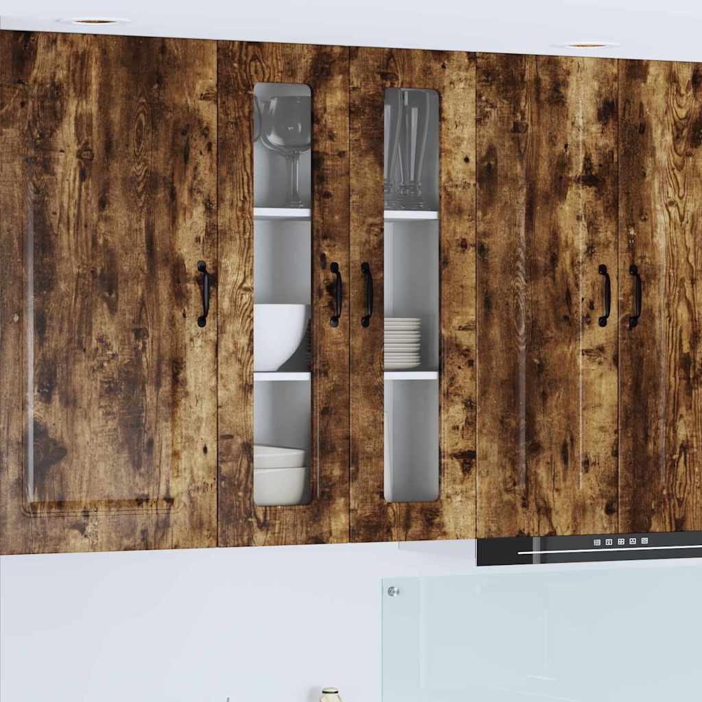 Panel til opvaskemaskine - Kalmar røget eg 60 × 31 × 100 cm