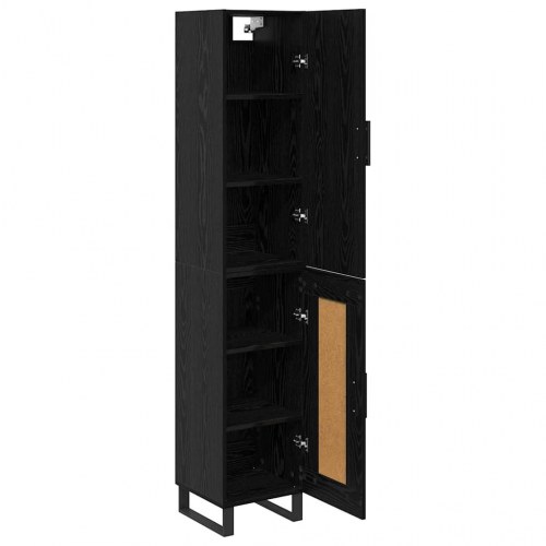 Highboard i sort eg 34,5 x 34 x 180 cm