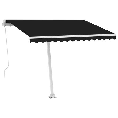Fritstående markise 300x250 cm manuel betjening antracitgrå