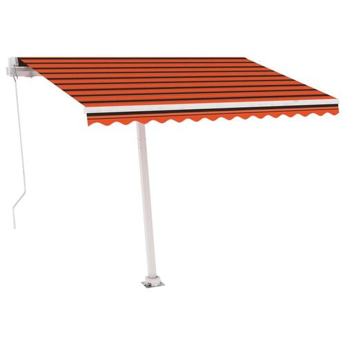 Fritstående markise 300x250 cm manuel betjening cremefarvet
