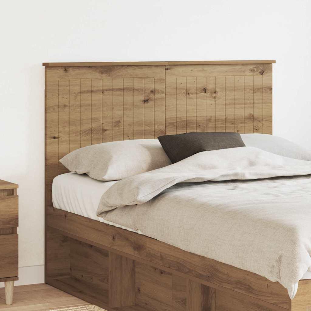 Hovedgærde Med Hovedgærde Konstrueret Træ - artisan eg / 135 cm