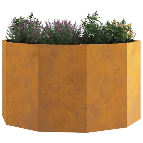 Plantekasse Rusten 90 x 90 x 50 cm Cortenstål
