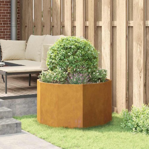 Plantekasse Rusten 90 x 90 x 50 cm Cortenstål